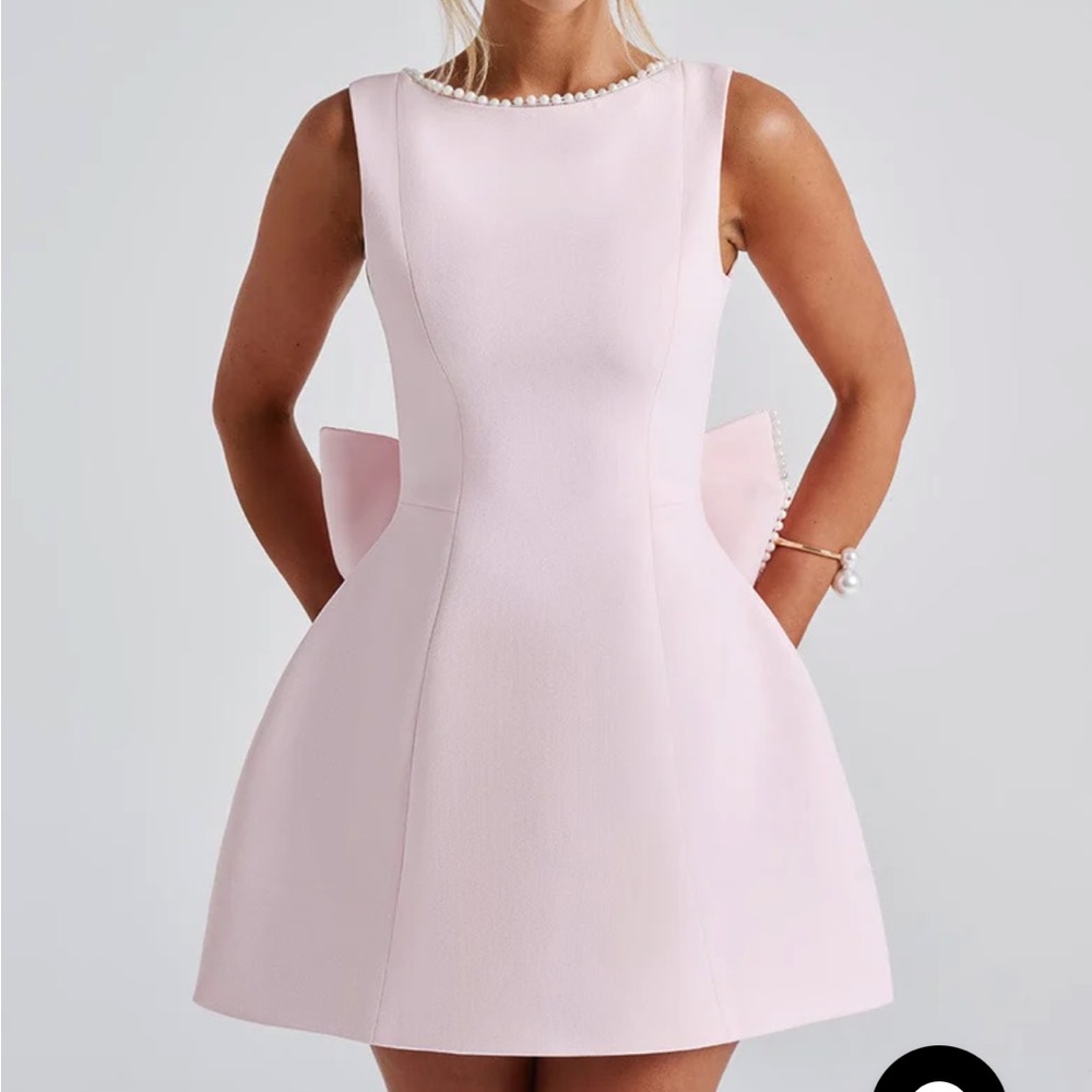 CARRIE MINI DRESS - BLUSH - BABYBOO